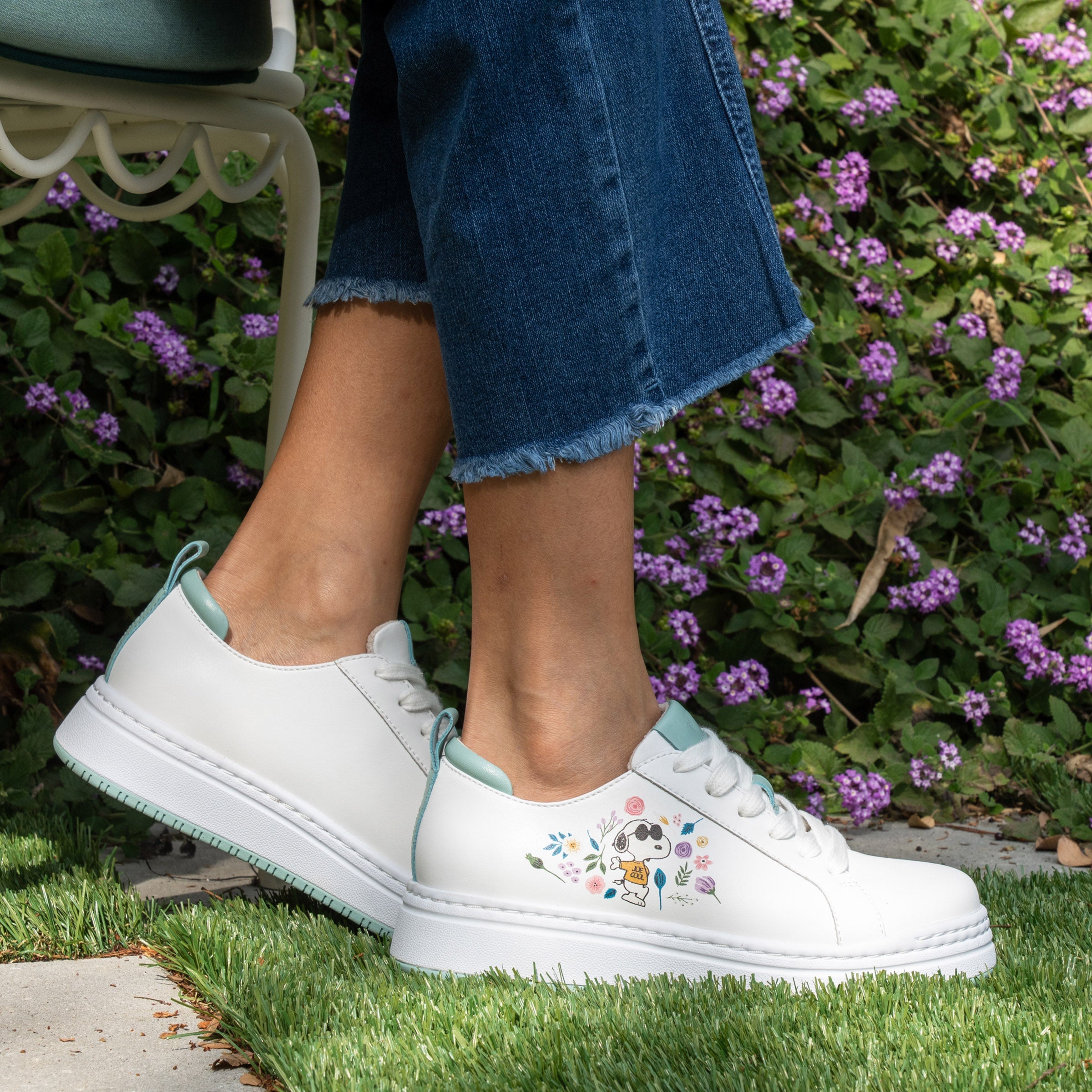 Adysen In Flowers Sage Shoe - Image 2