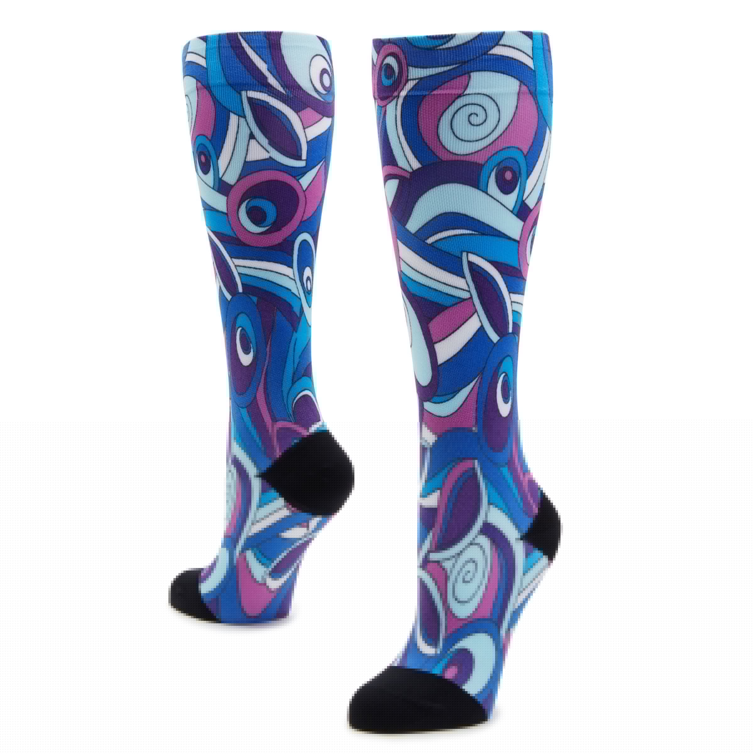 Compression Vintage Scarf Socks - Image 3