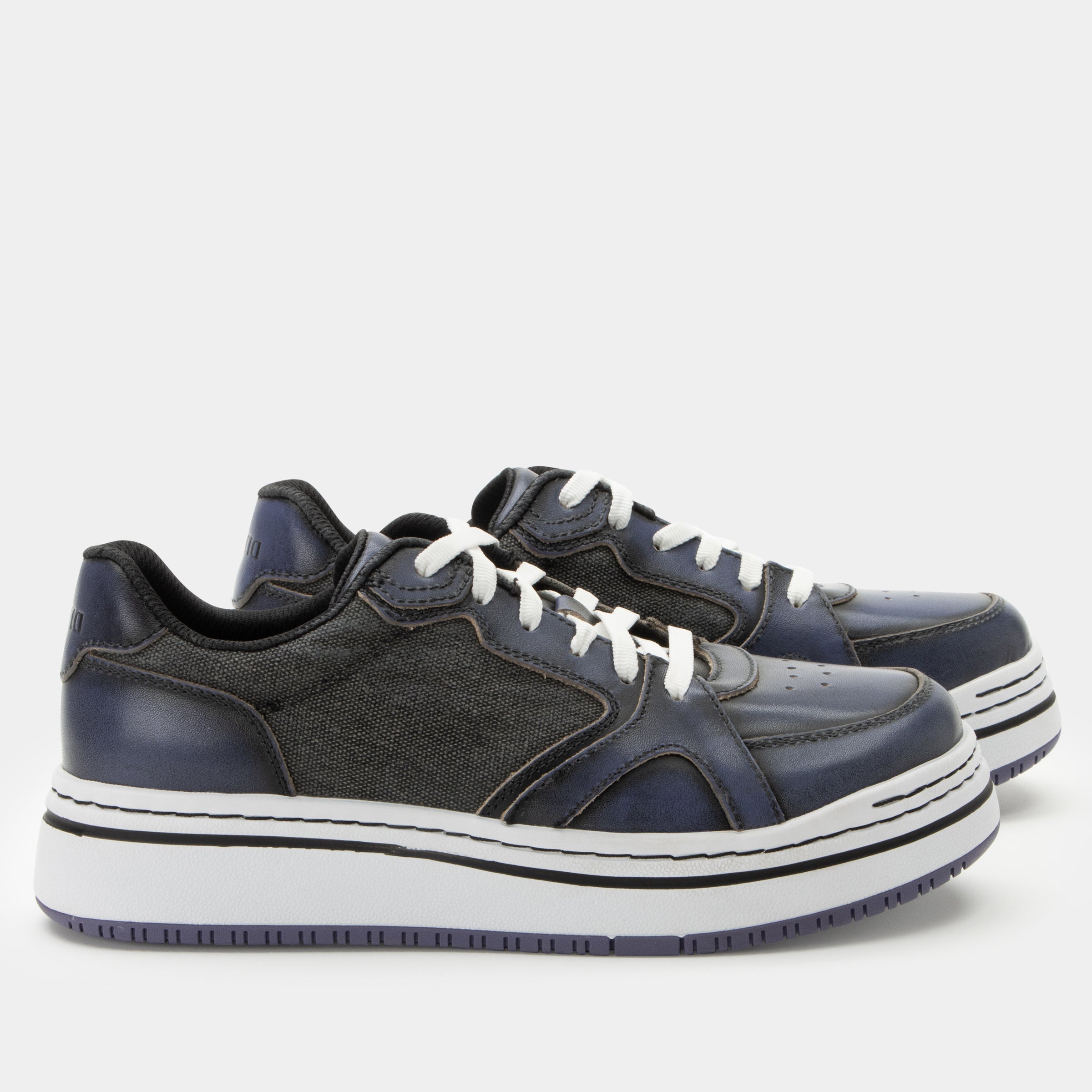 Alyster Blue Black Shoe - Image 3