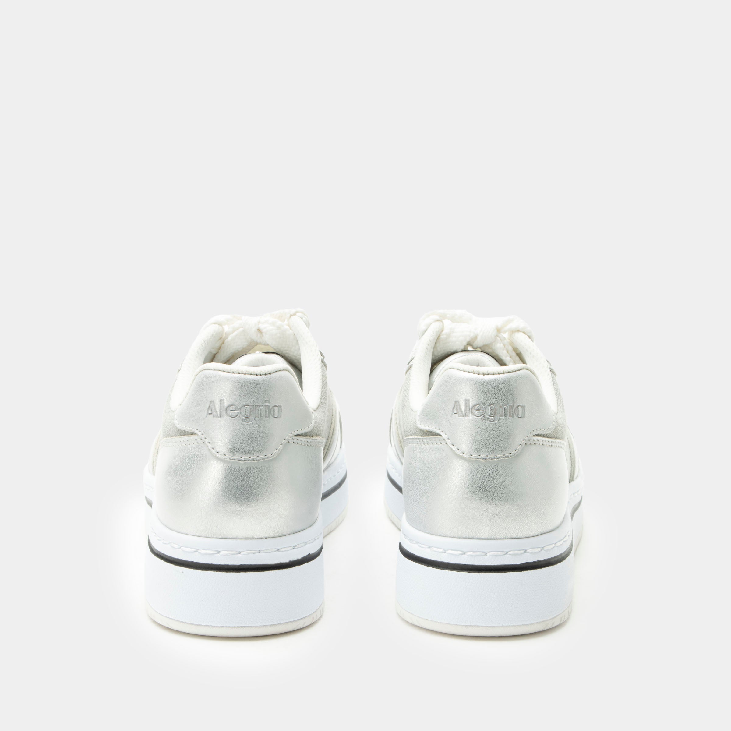 Alyster Shimmer Silver Shoe - Image 4