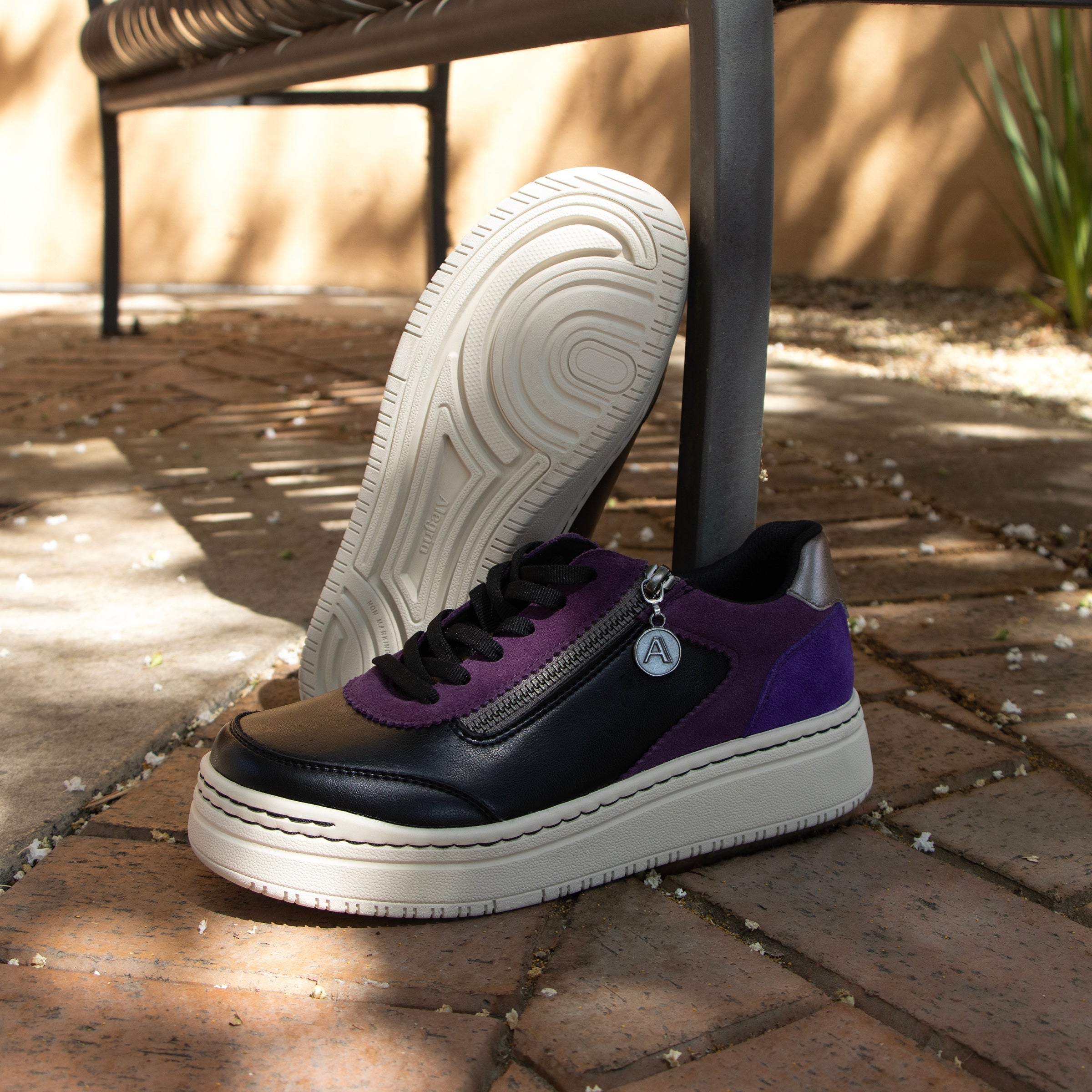 Averie Black Purple Shoe - Image 2