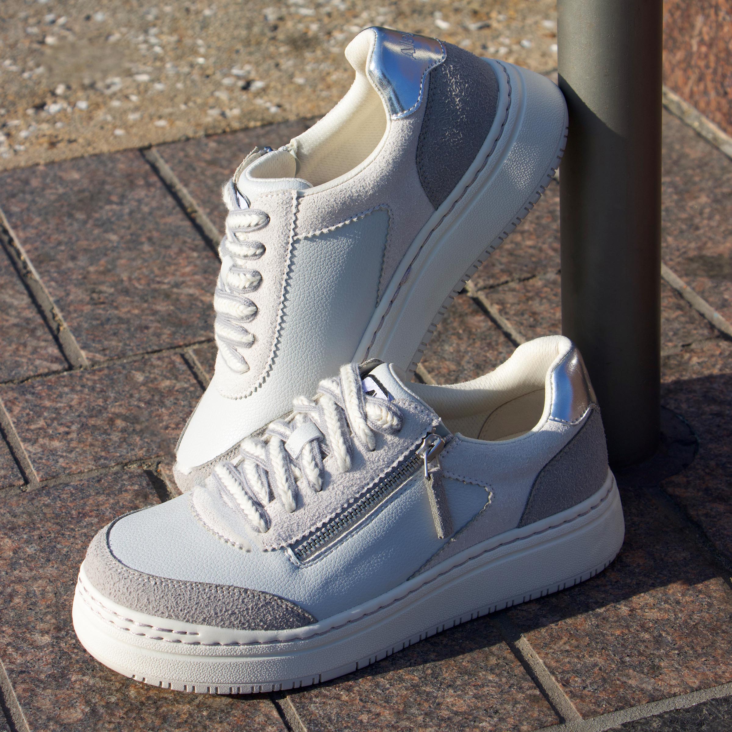 Averie Boho Grey Shoe - Image 2