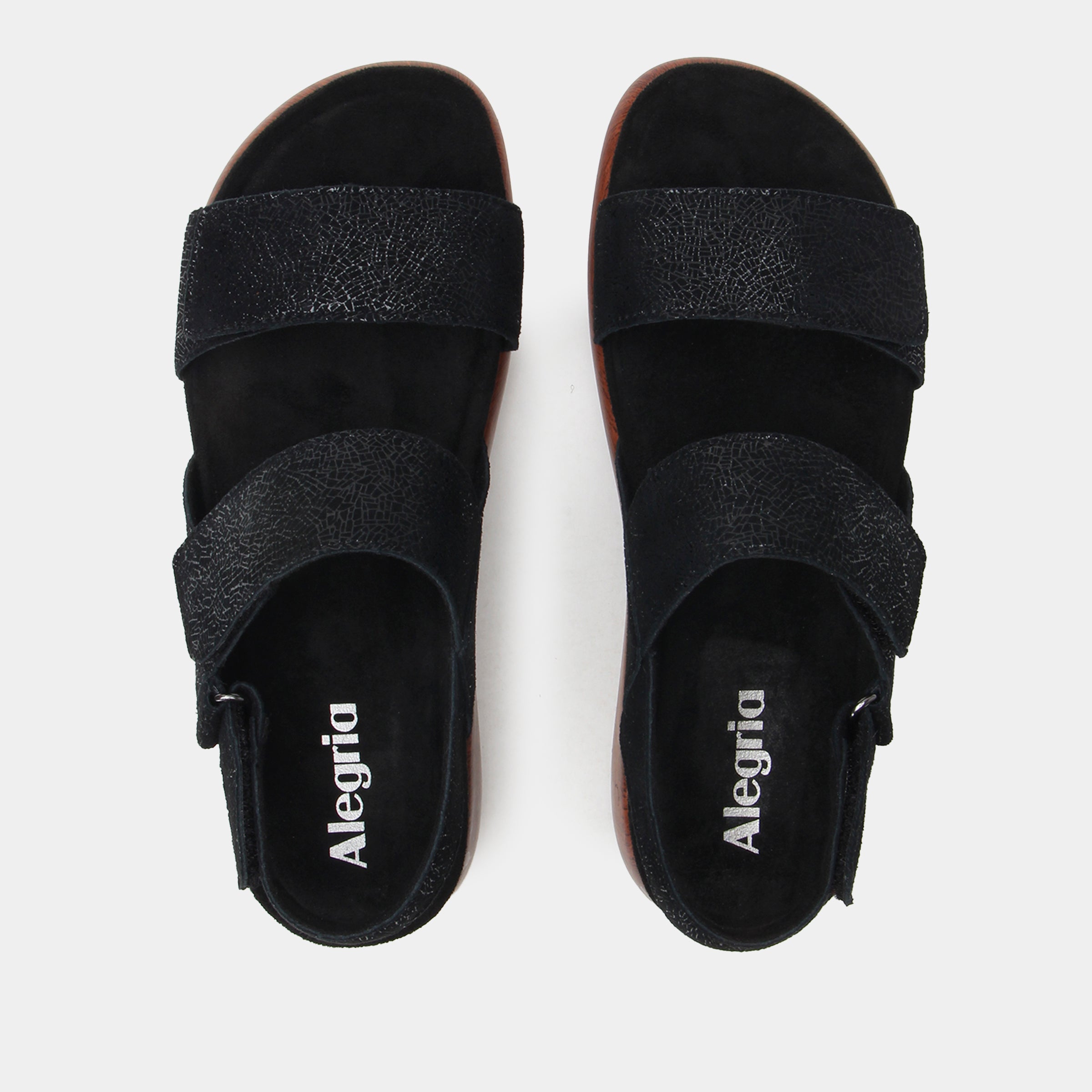 Bailee Crackle Black Sandal - Image 5