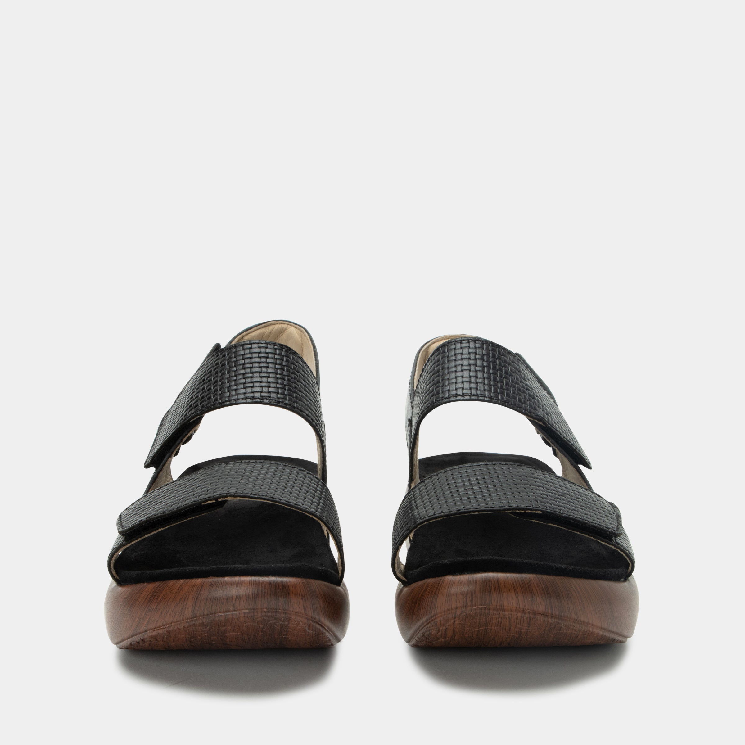 Bailee Woven Noir Sandal - Image 6