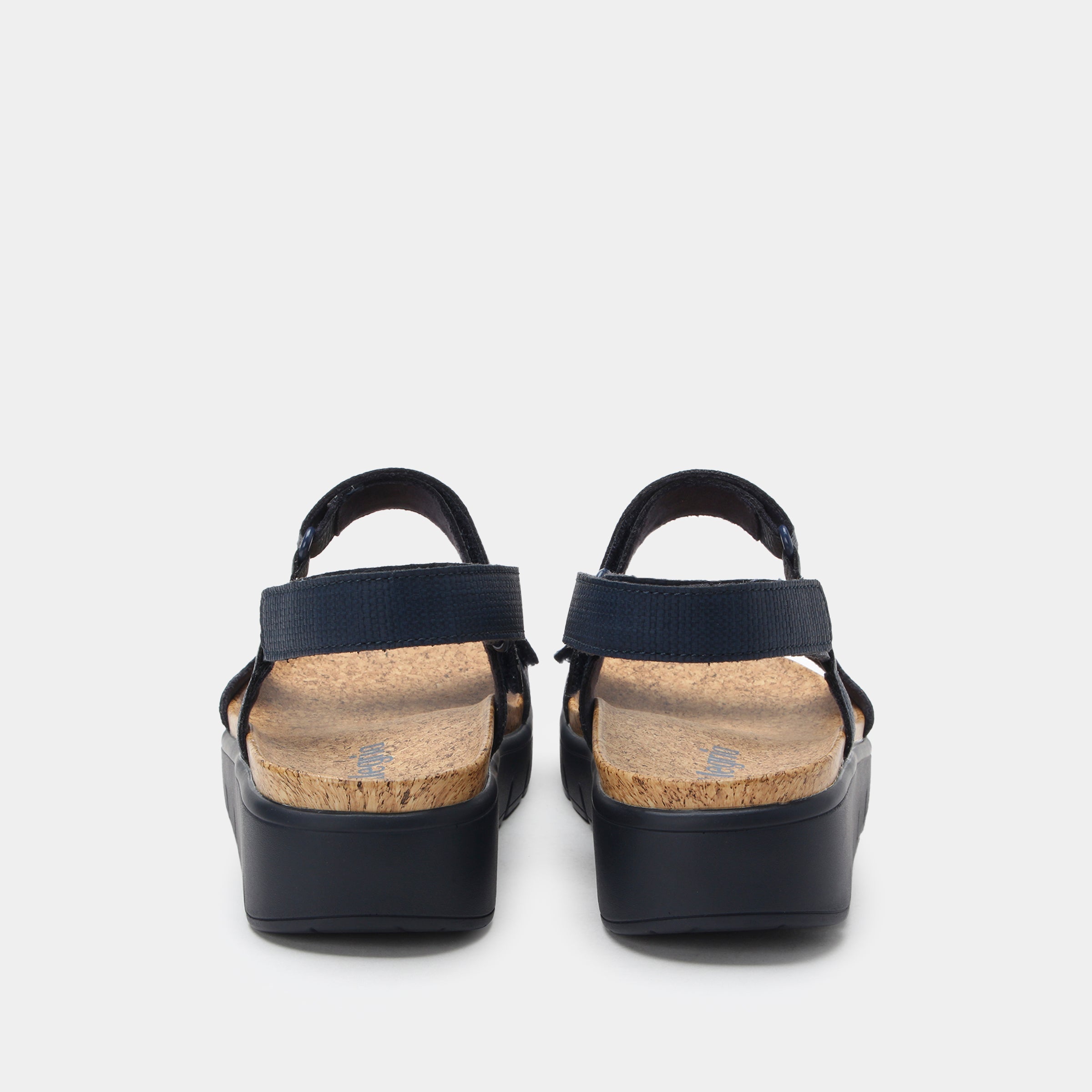 Henna Netted Navy Sandal - Image 4