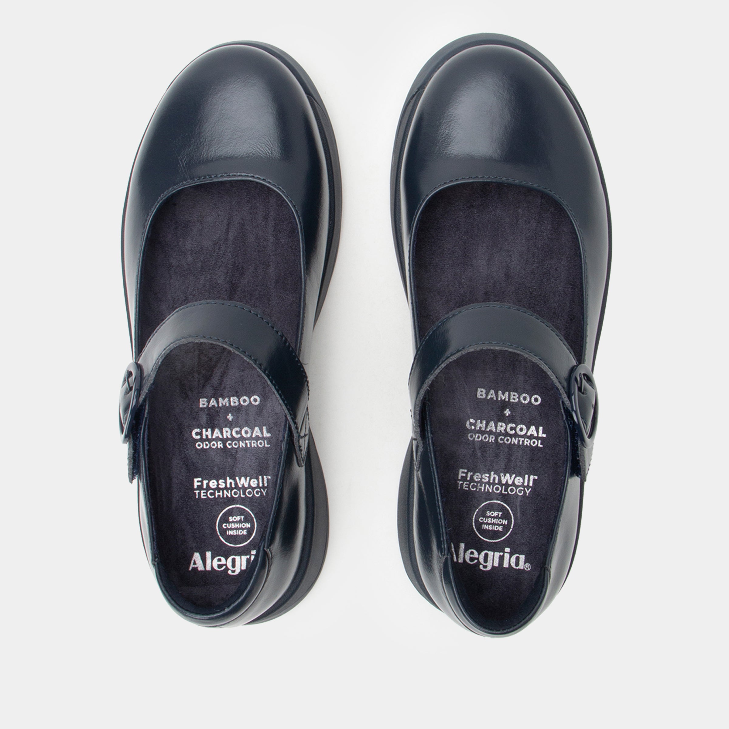 Jazmine Glazed Navy Shoe - Image 5