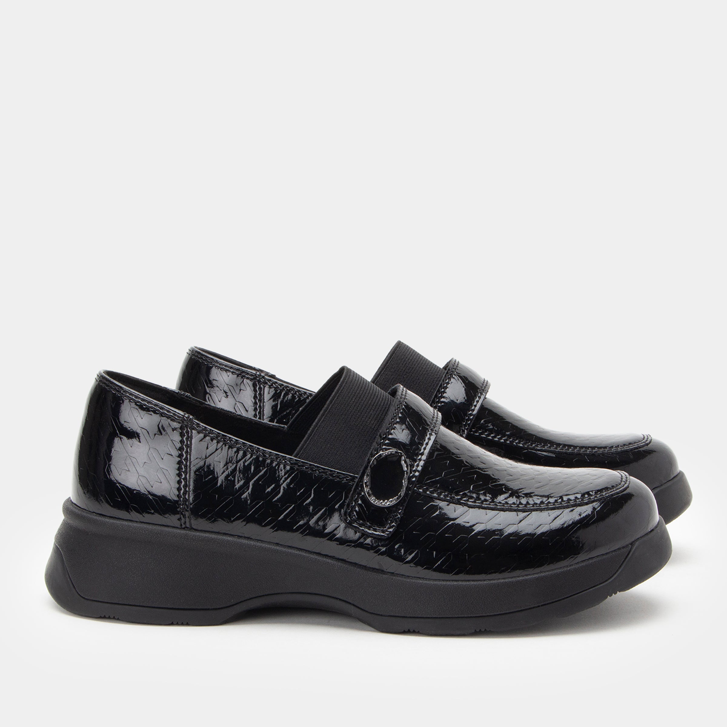 Janna Black Tie Shoe - Image 3