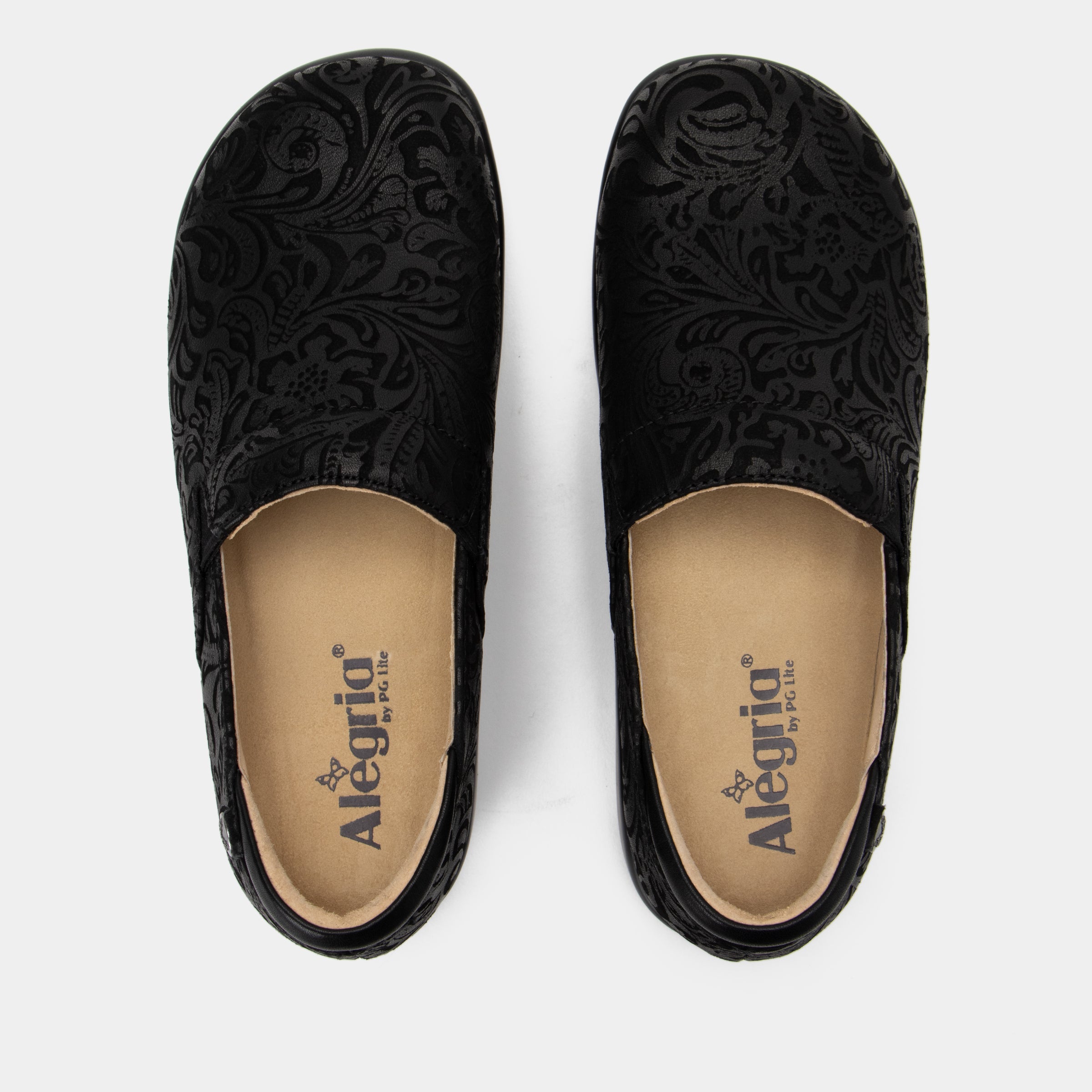 Keli Black Embossed Paisley Shoe - Image 5