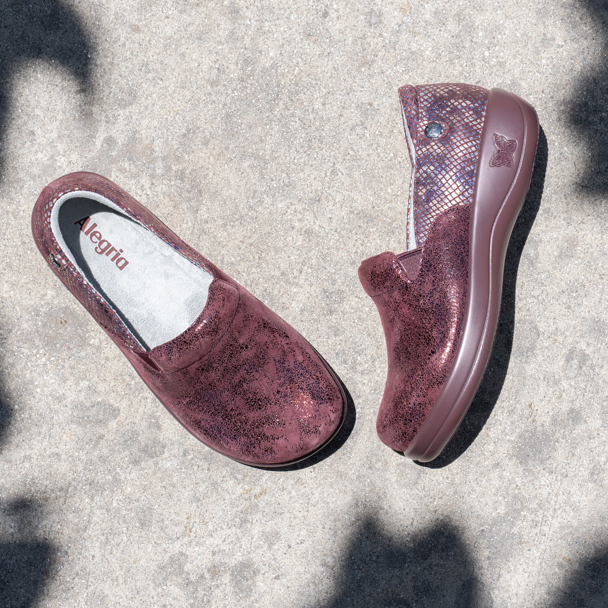 Keli Glimmer Burgundy Shoe - Image 2