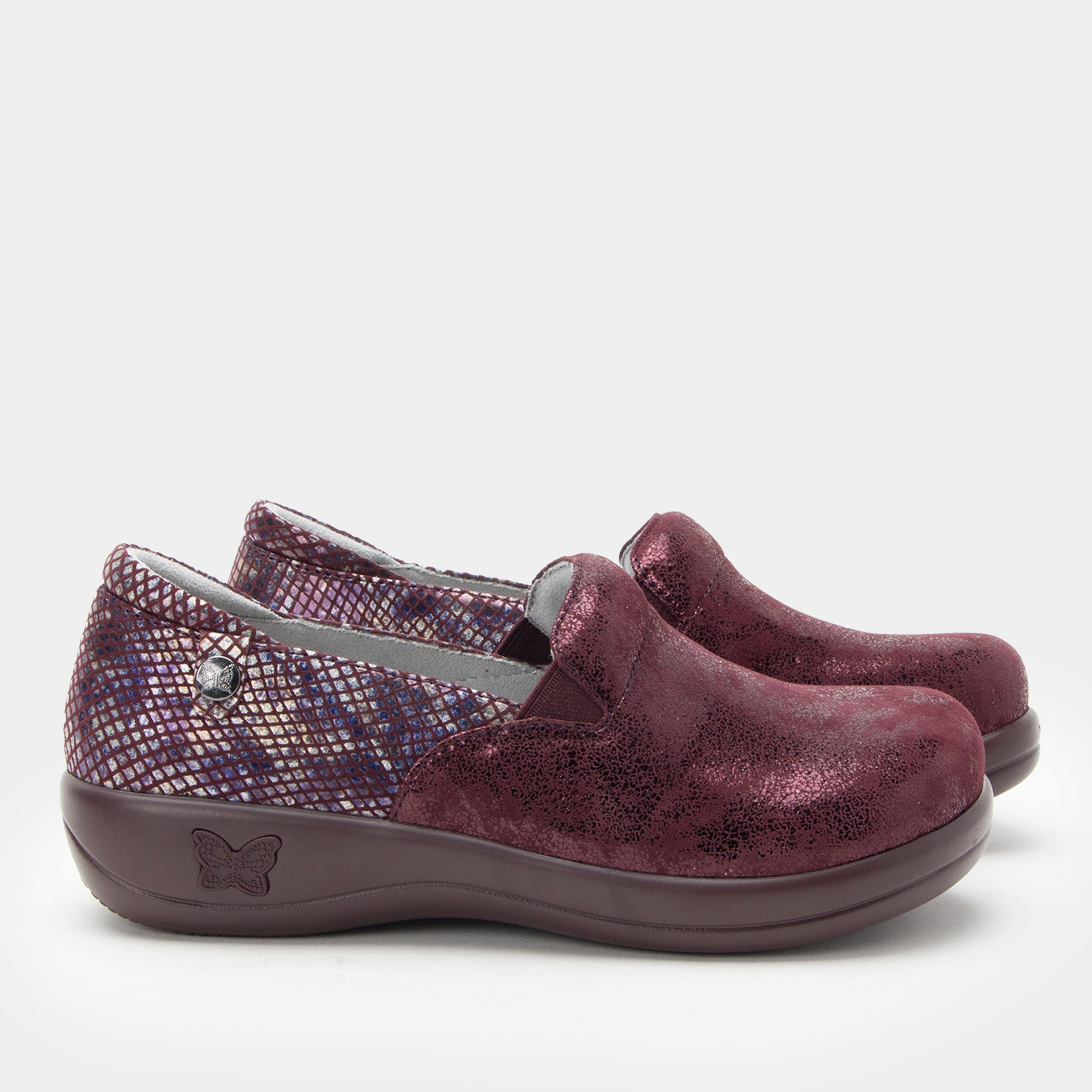 Keli Glimmer Burgundy Shoe - Image 3
