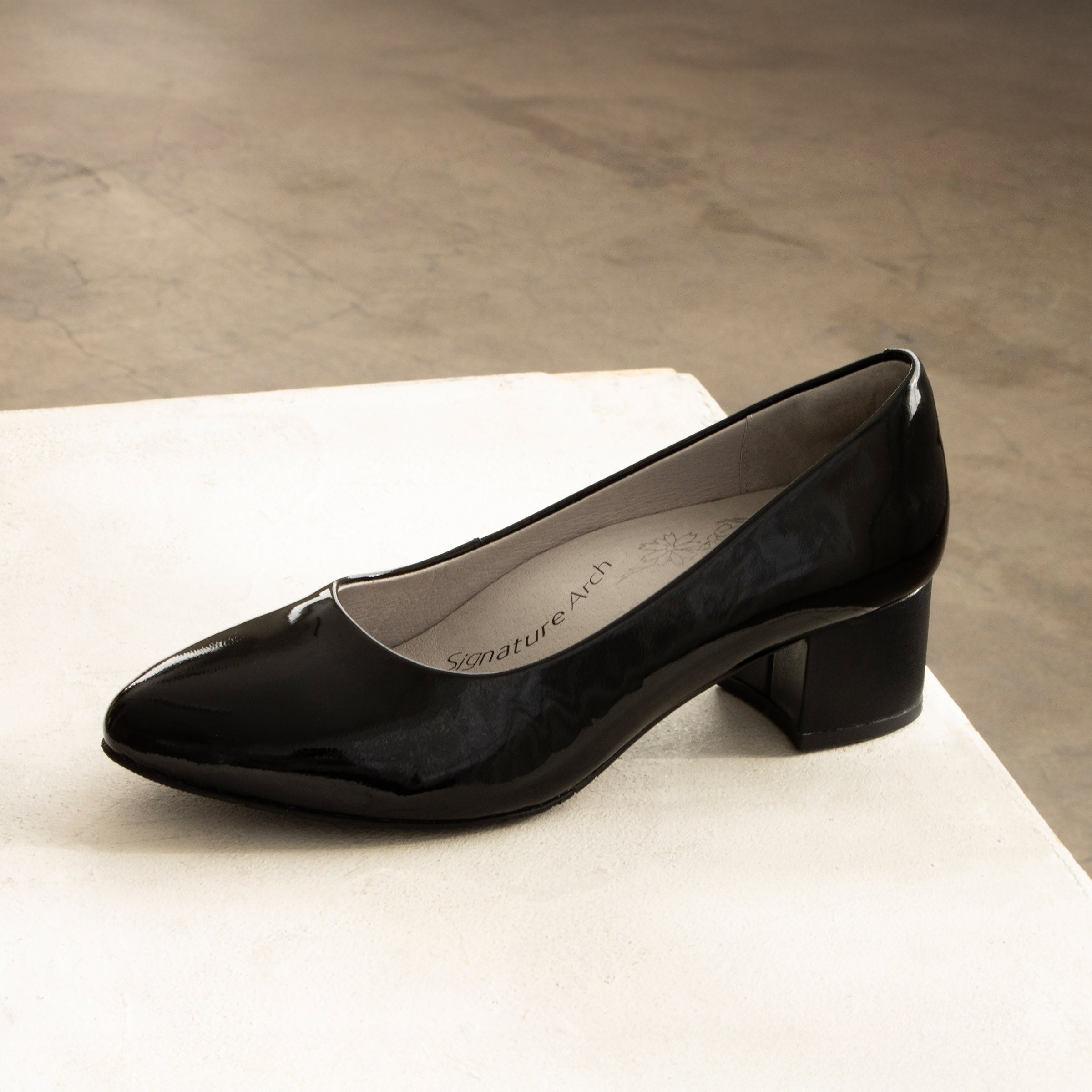 Lisah Black Patent Shoe - Image 2