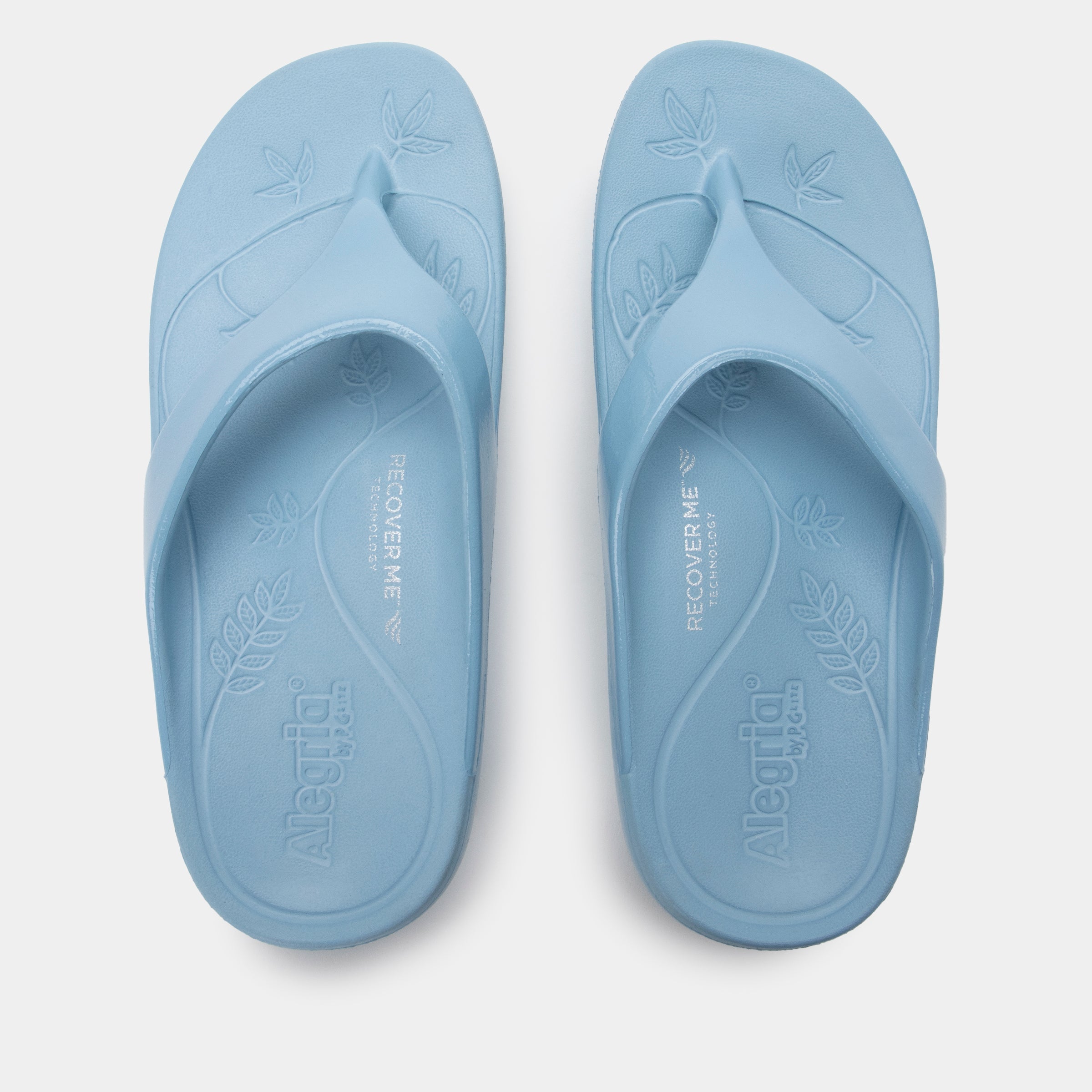 Ode Dusty Blue Gloss Sandal - Image 5