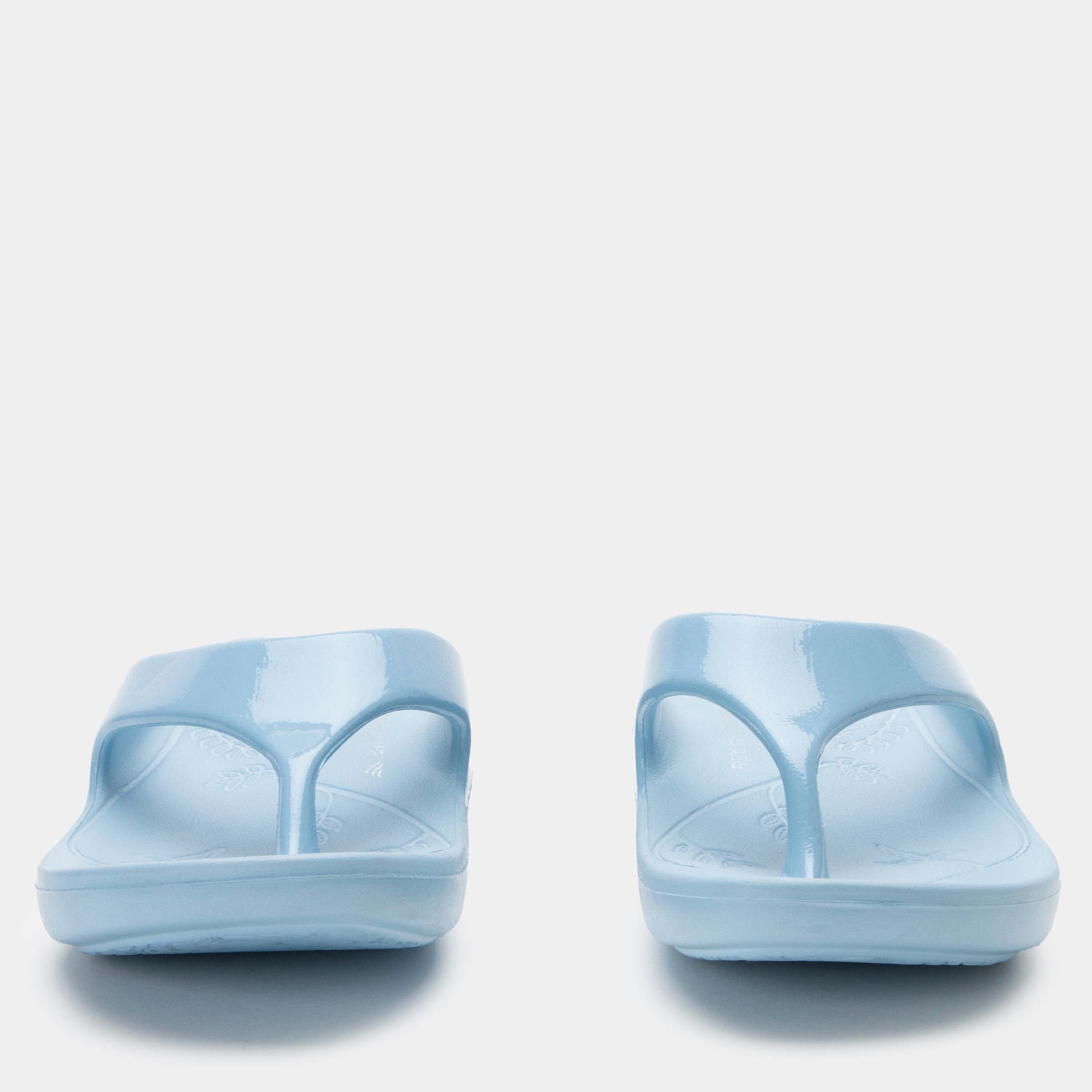 Ode Dusty Blue Gloss Sandal - Image 6