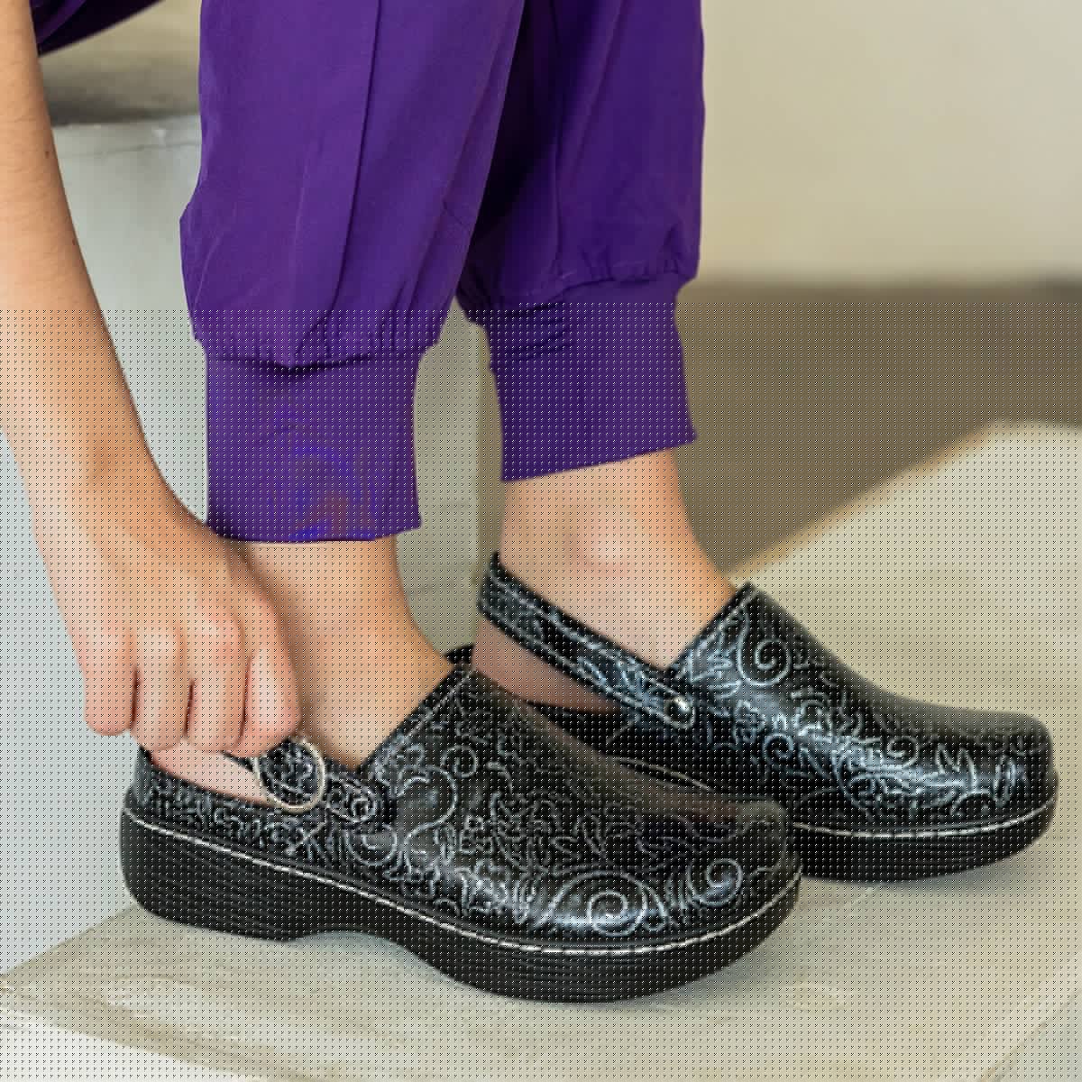 Olie Embroider Me Pewter Shoe - Image 2