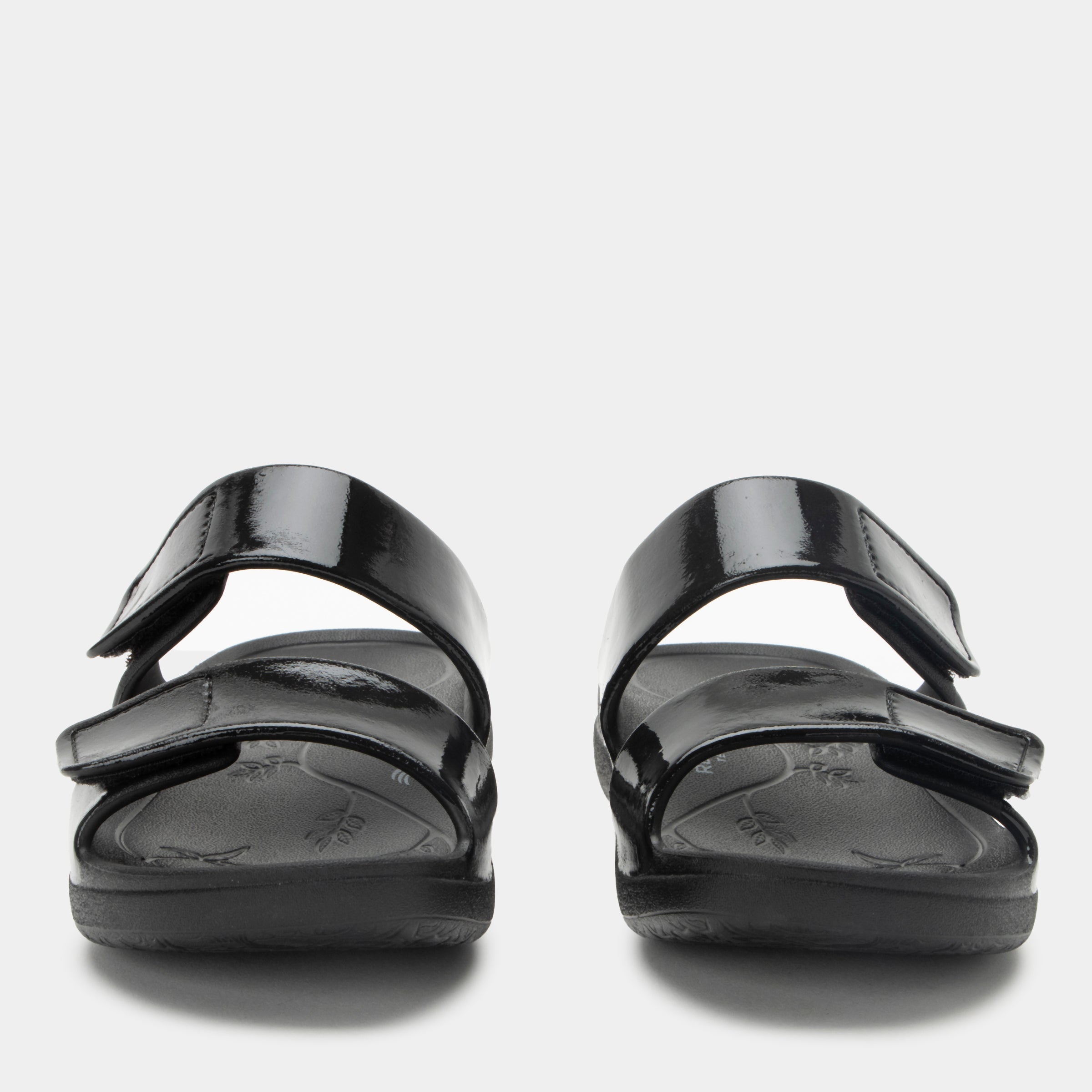 Orbyt Black Gloss Sandal - Image 6