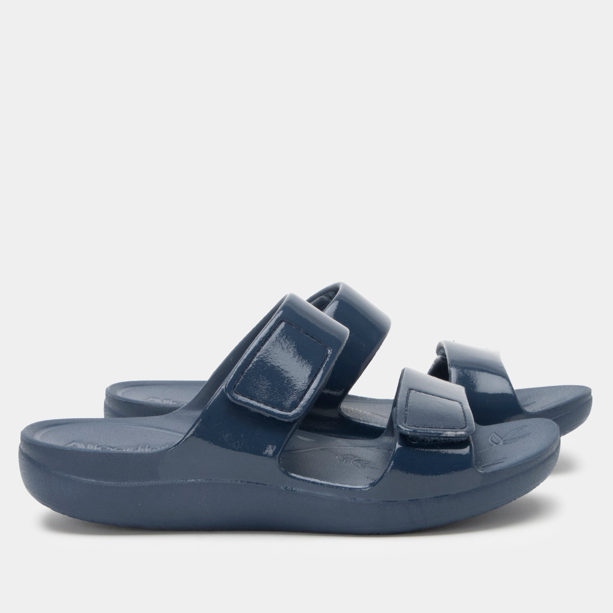 Orbyt Navy Gloss Sandal - Image 3