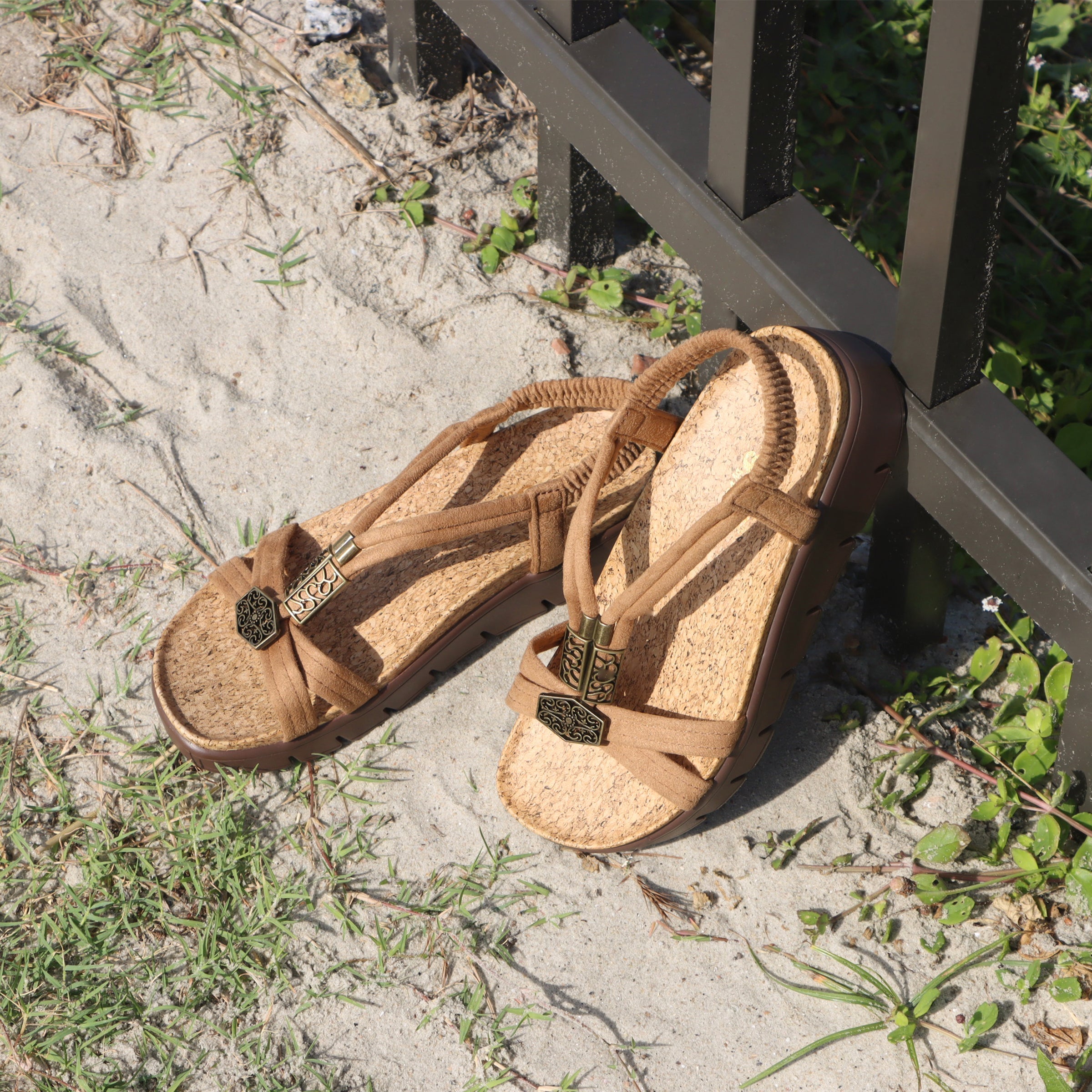 Roz Casual Sand Sandal - Image 2