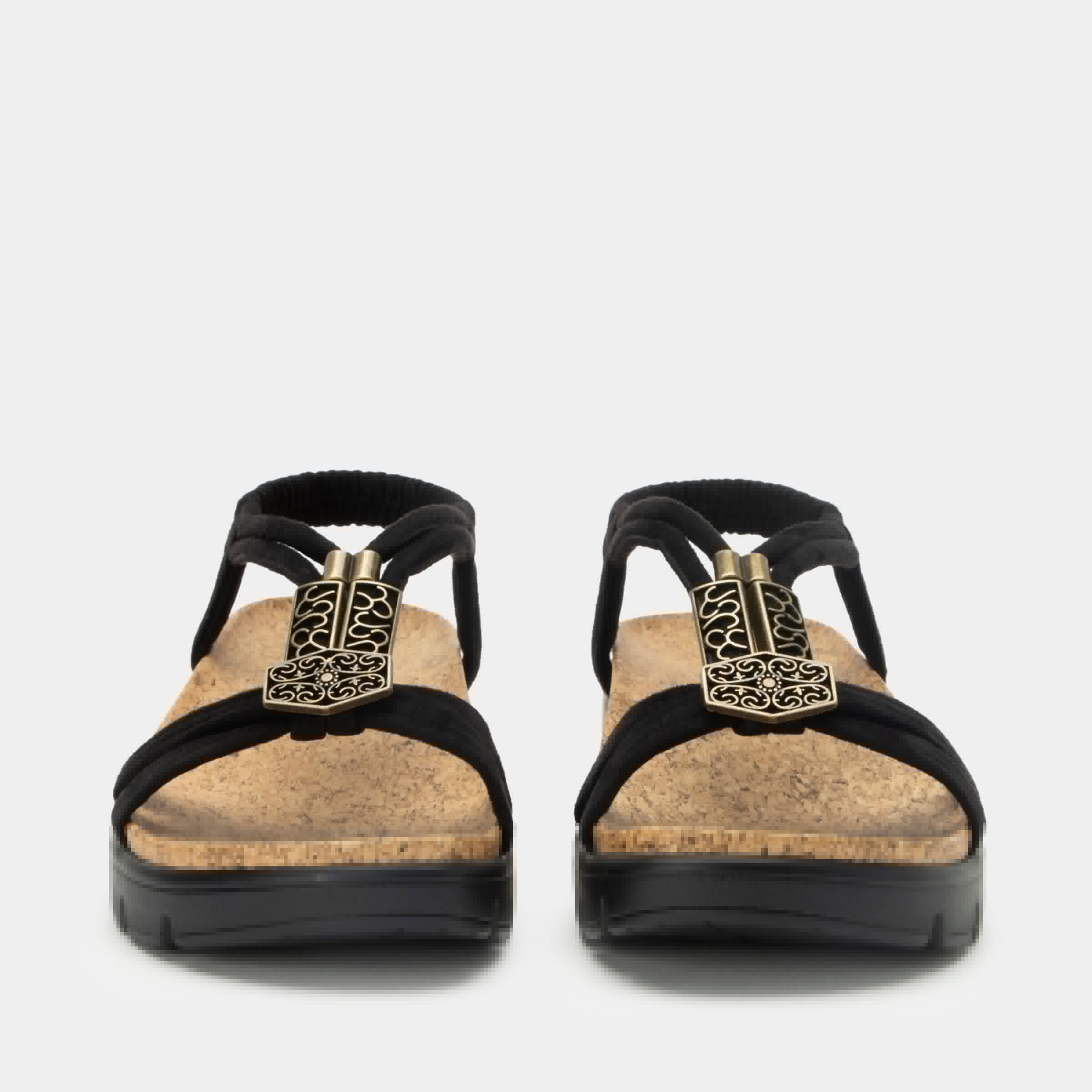 Roz Casual Black Sandal - Image 6