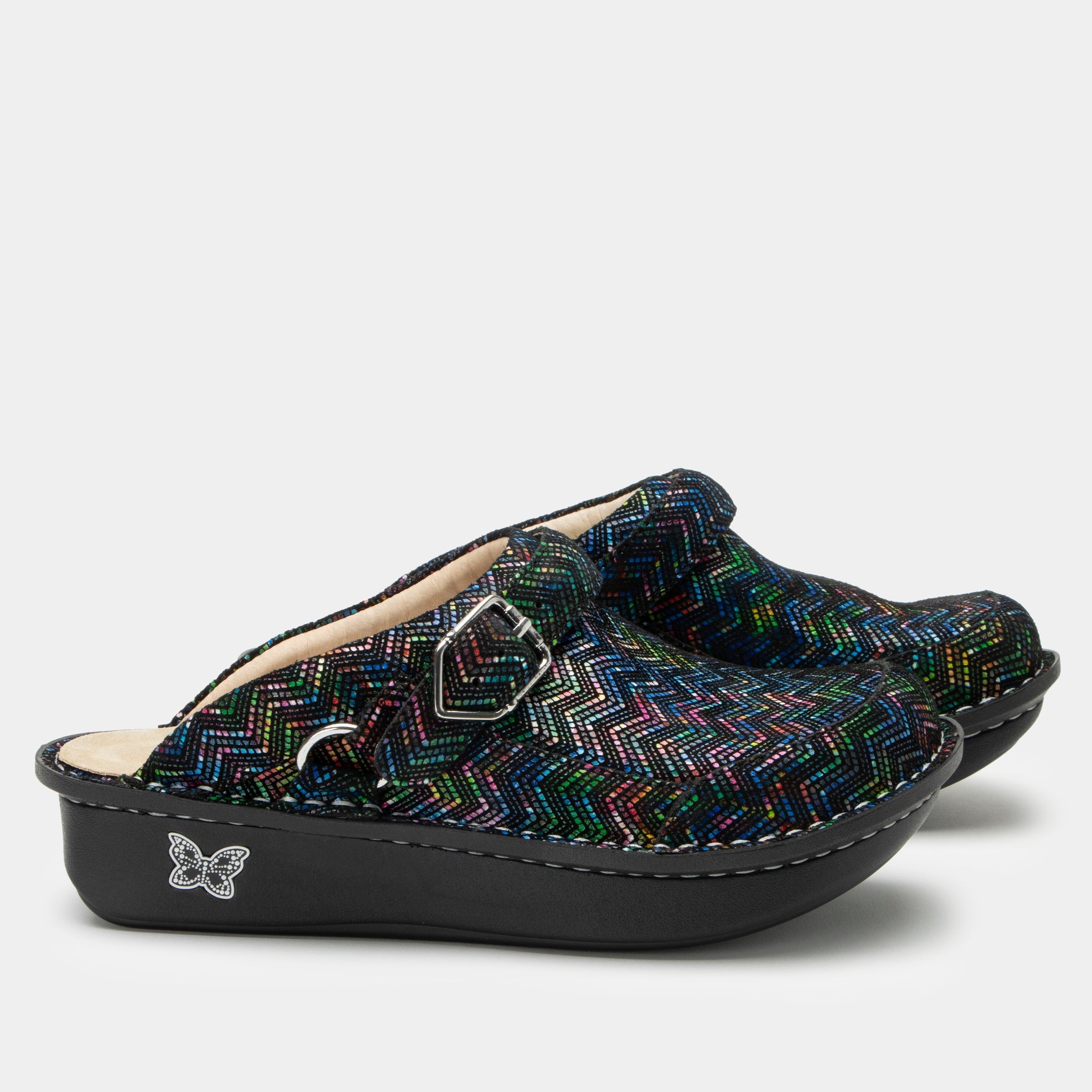 Seville Ric Rack Rainbow Clog - Image 3