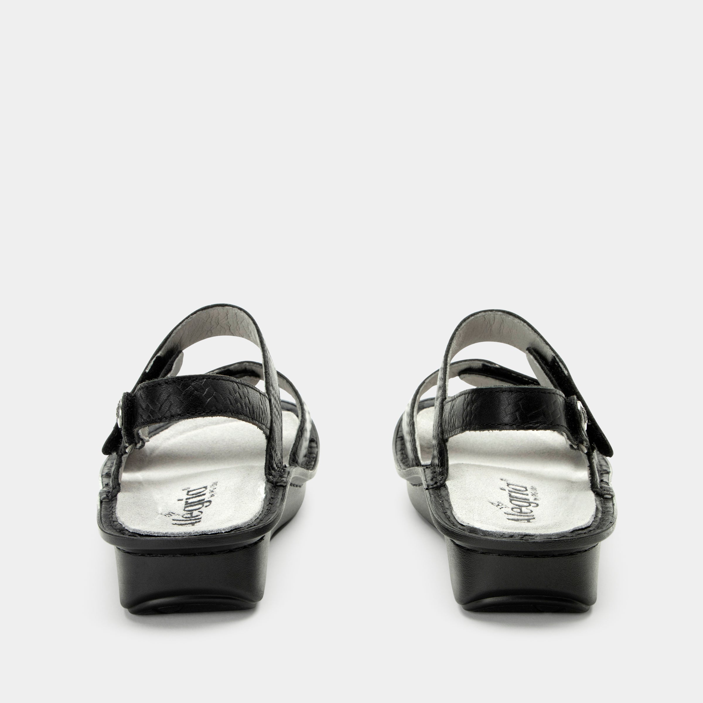 Verona Basketry Black Sandal - Image 3