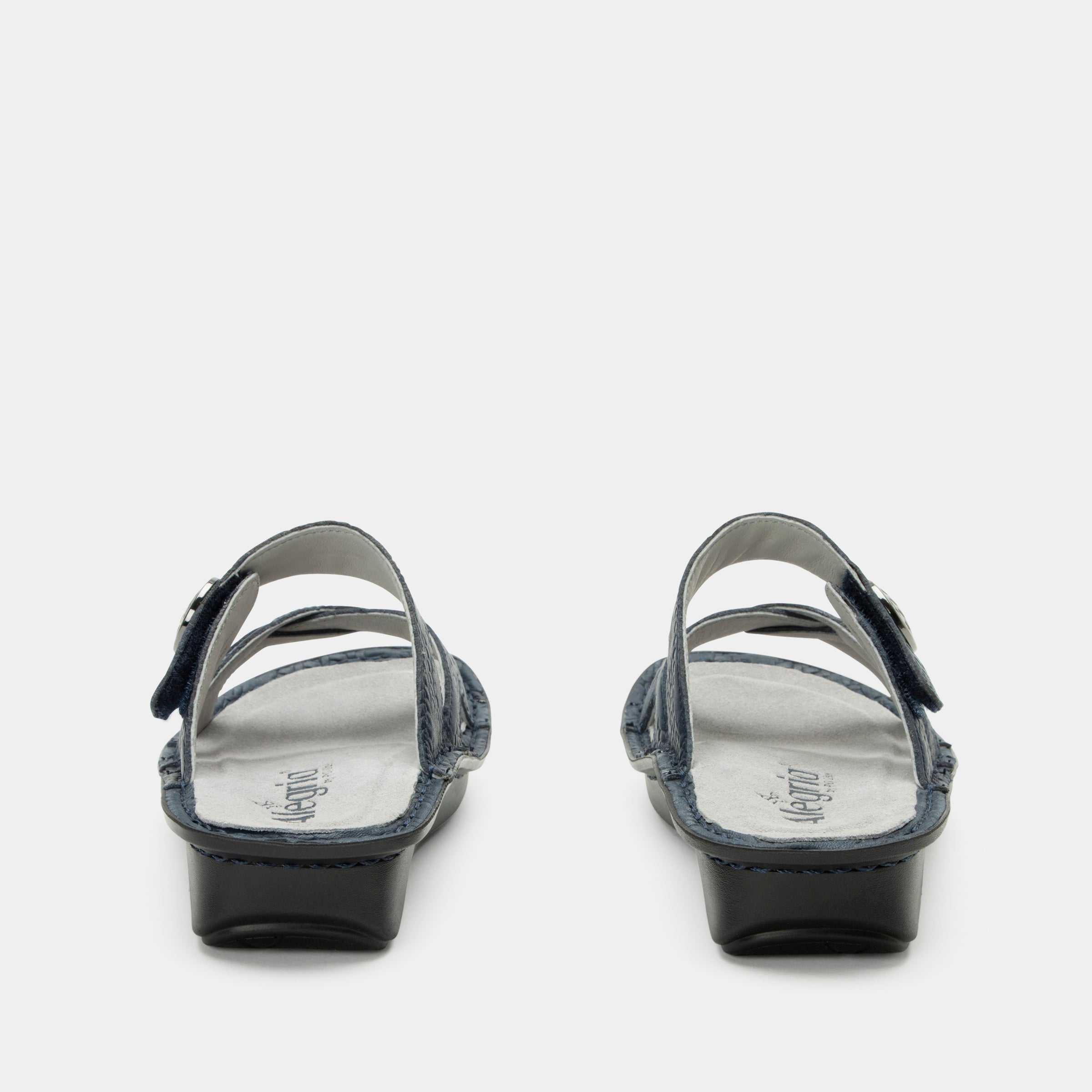 Victoriah Basketry Navy Sandal - Image 3