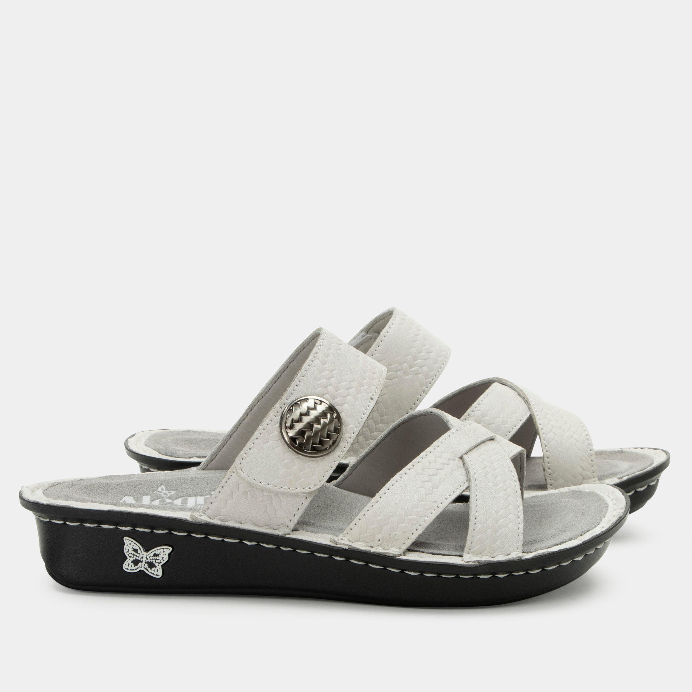 Victoriah Basketry White Sandal - Image 2