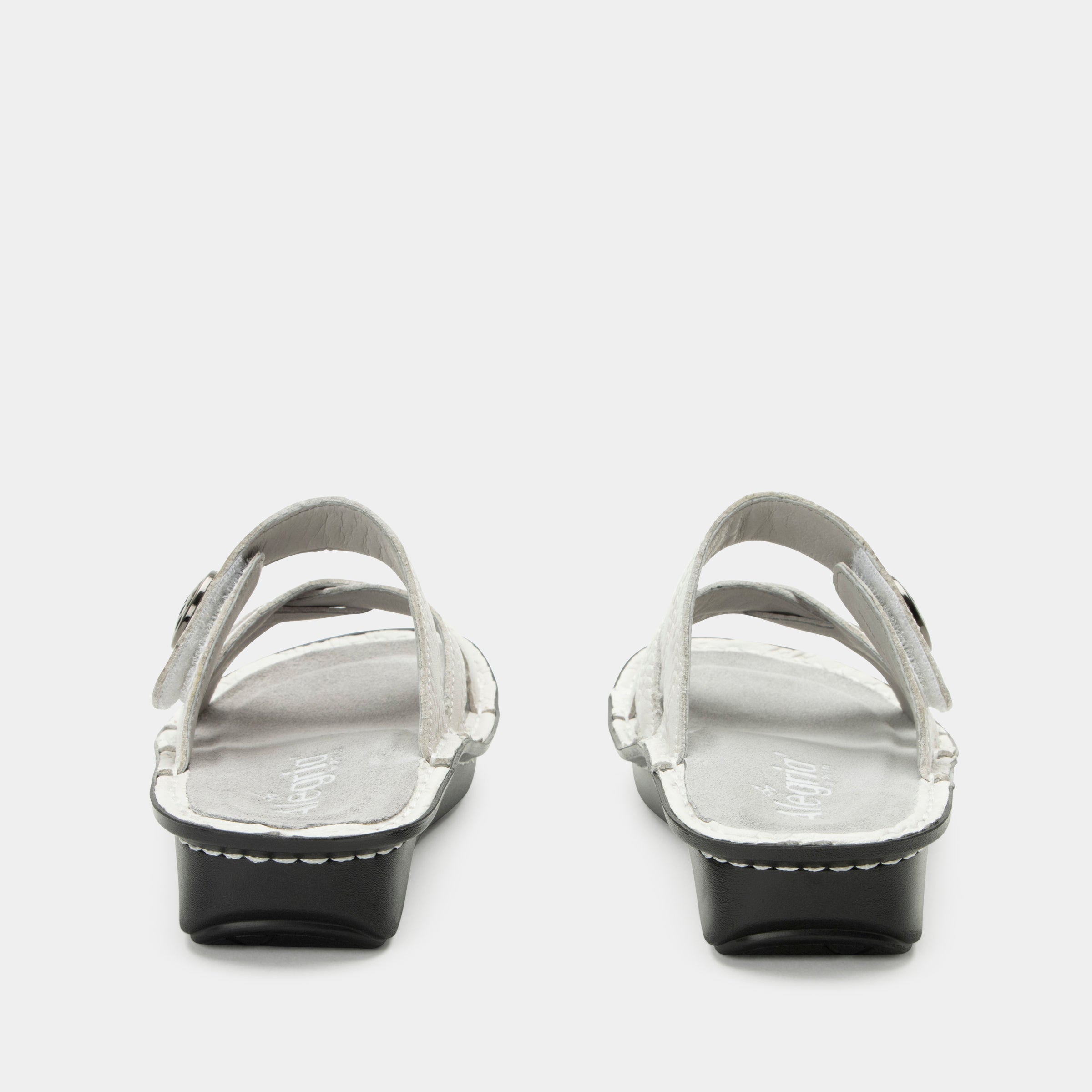 Victoriah Basketry White Sandal - Image 3