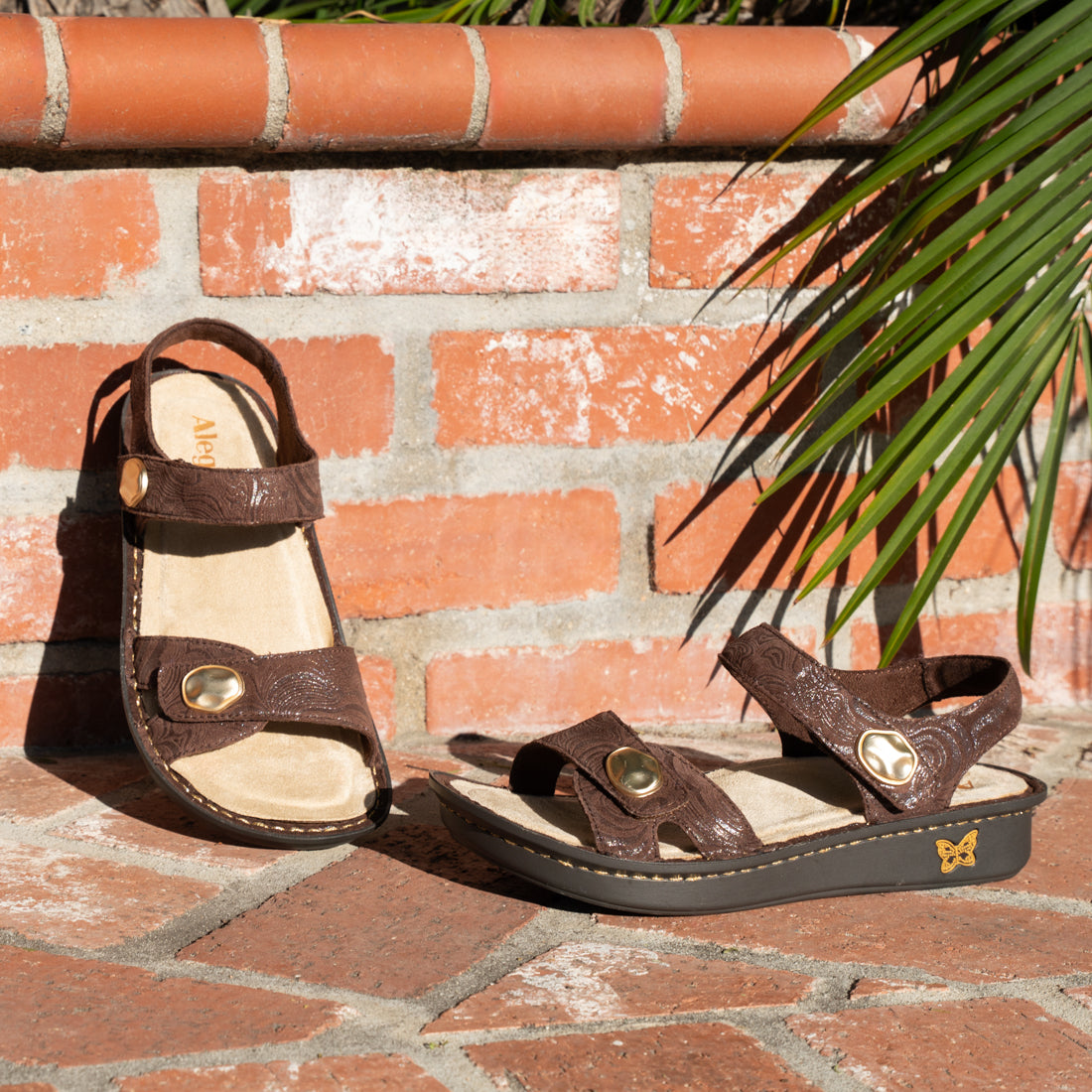 Vienna Swirling Brown Sandal - Image 2