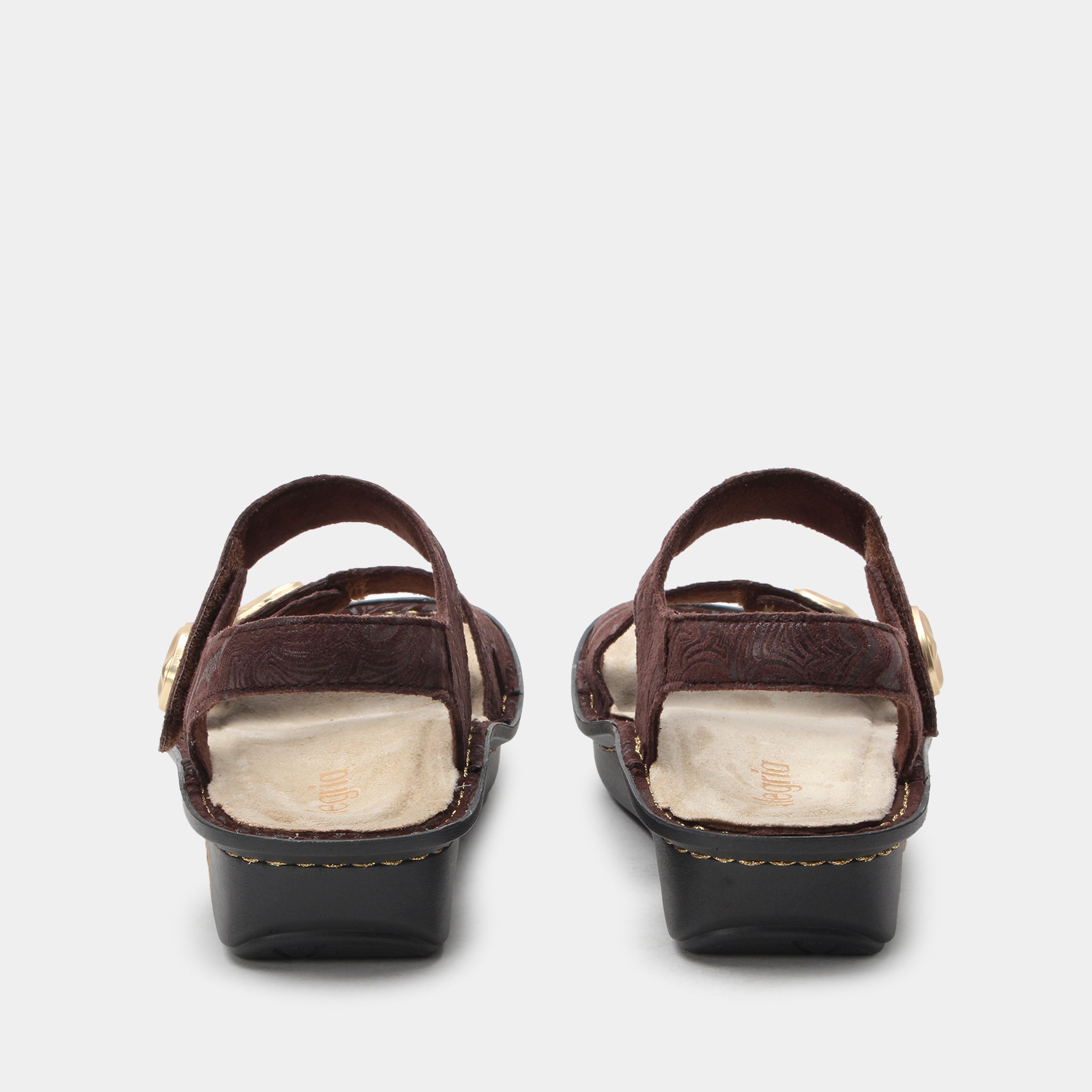 Vienna Swirling Brown Sandal - Image 4