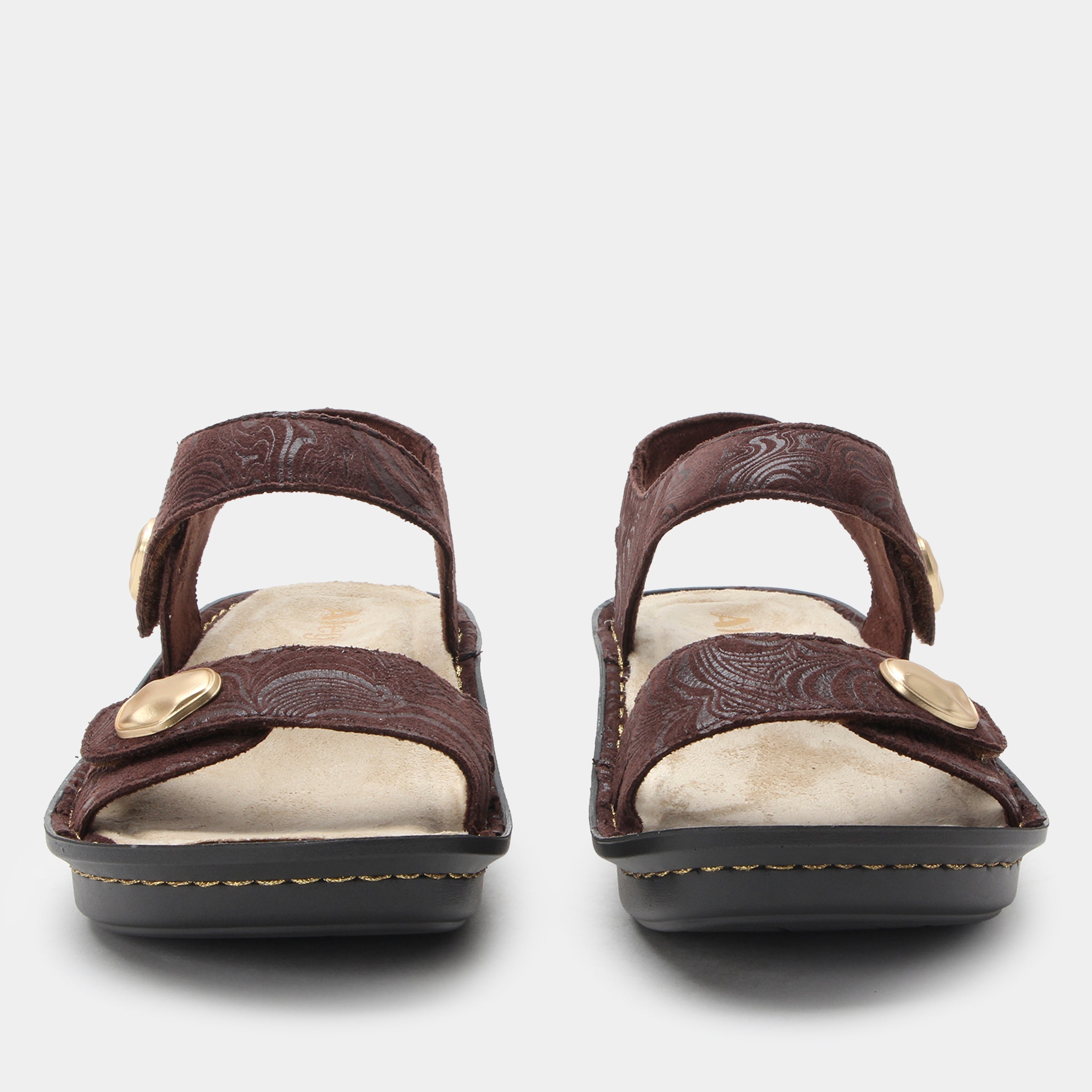 Vienna Swirling Brown Sandal - Image 6