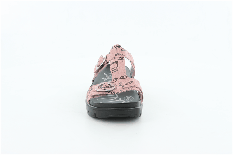 Vita Red Scribble Sandal - Image 7